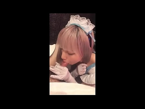 ❤️ Japanese Idol [mayuka], French maid costume, part 1, blowjob and jerk off with lotion ️ Fucking video  sa amon ﹏