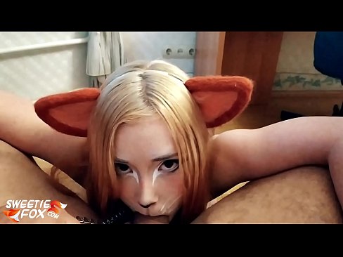 ❤️ Gitulon ni Kitsune ang dick ug cum sa iyang baba ️ Fucking video  sa amon ﹏